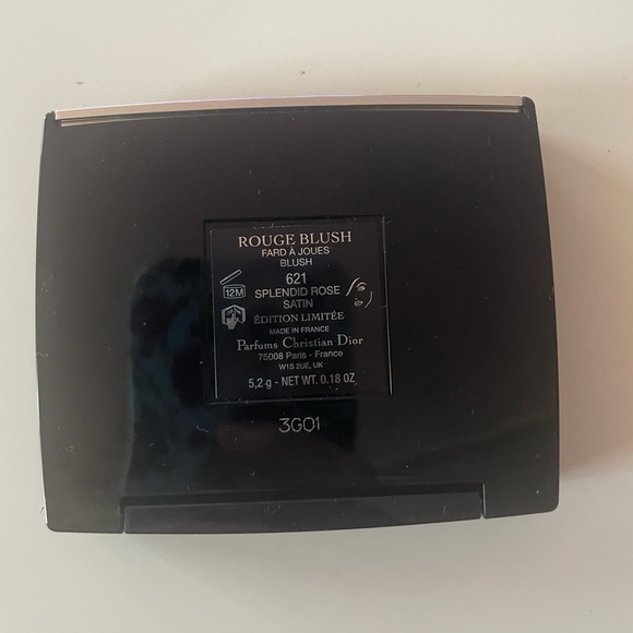 Dior Beauty Rouge Blush 621 Splendid Rose Satin 5.2g .18oz Ltd Edition Embossed - Picture 9 of 10